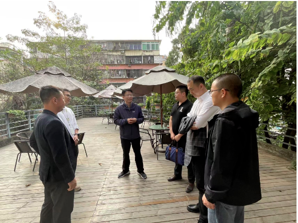 梅州市梅江區(qū)委常委、副區(qū)長林勇軍一行來訪T.I.T創(chuàng)意園