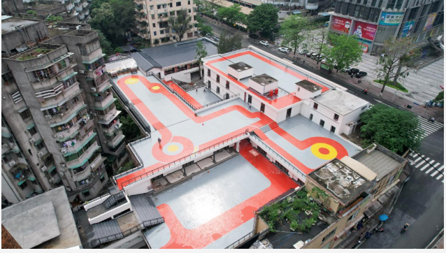 展翅翱翔，鳥瞰最美文體園